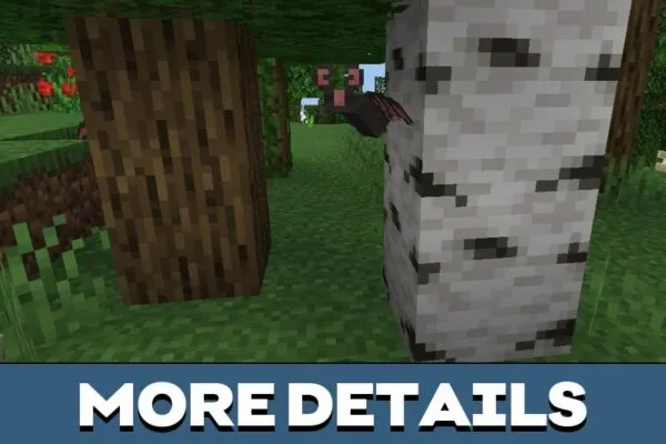 Details from Bat Texture for Minecraft PE