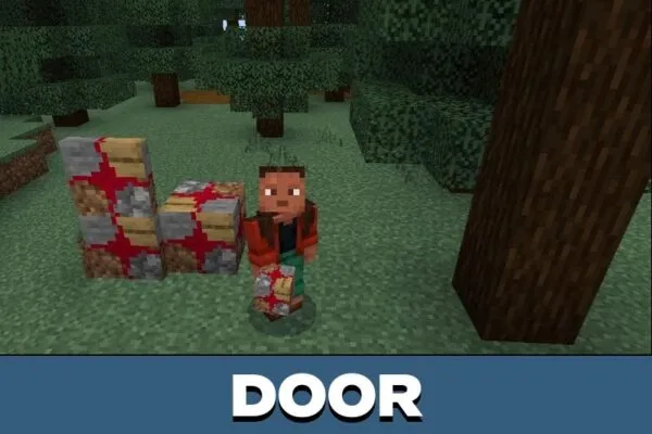 Door from Ghost Block Mod for Minecraft PE