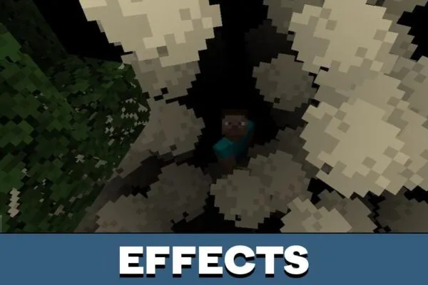 Effects from Bomb Mod for Minecraft PE