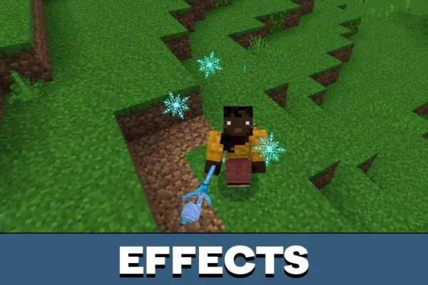 Effects from Magical Warfare Mod for Minecraft PE