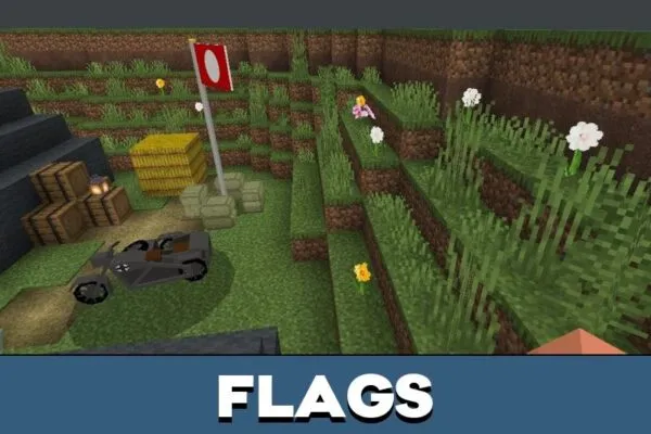 Flags from Normandy Map for Minecraft PE