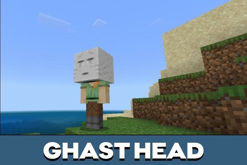 minecraft ghast head