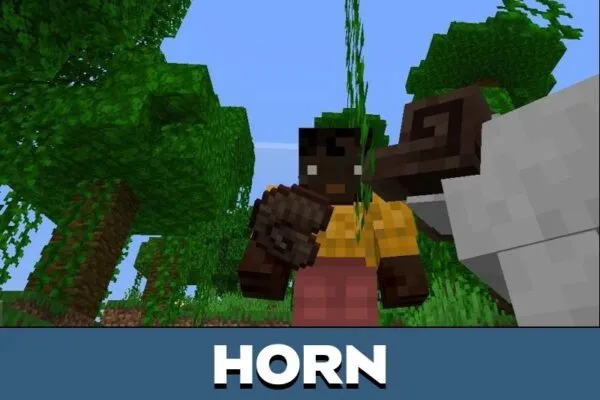 Horn from Earth Mod for Minecraft PE