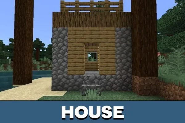 House from New Villages Mod for Minecraft PE