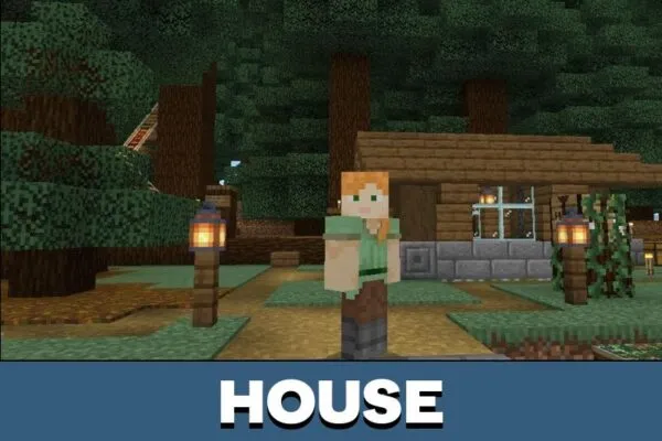 House from Taiga Map for Minecraft PE