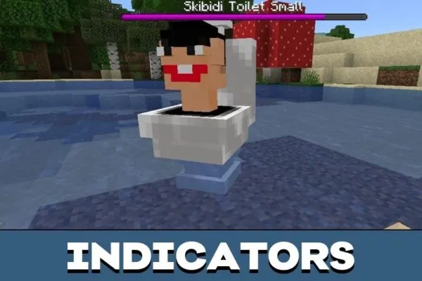 Indicator from Skibidi Toilet Mod for Minecraft PE