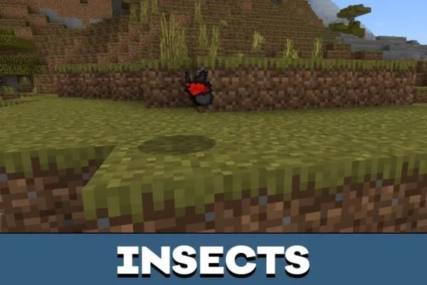 Insects from Bat Texture for Minecraft PE