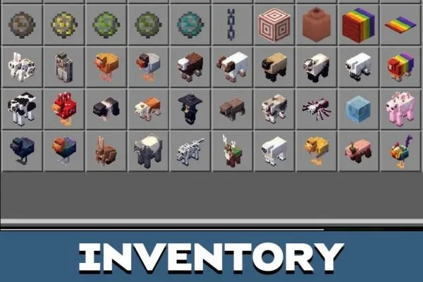 Inventory from Earth Mod for Minecraft PE