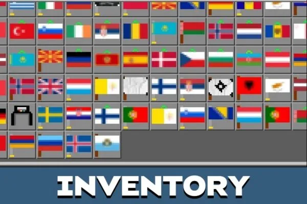 Inventory from Flag Mod for Minecraft PE