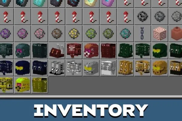 Inventory from Super Armor Mod for Minecraft PE