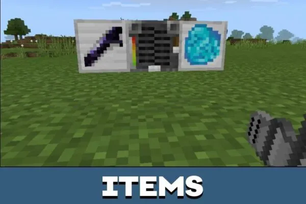 Items from Anime Weapons Mod for Minecraft PE