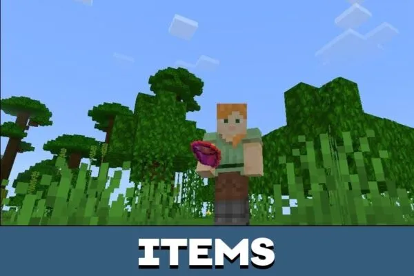 Items from The Floor is Lava Mod for Minecraft PE