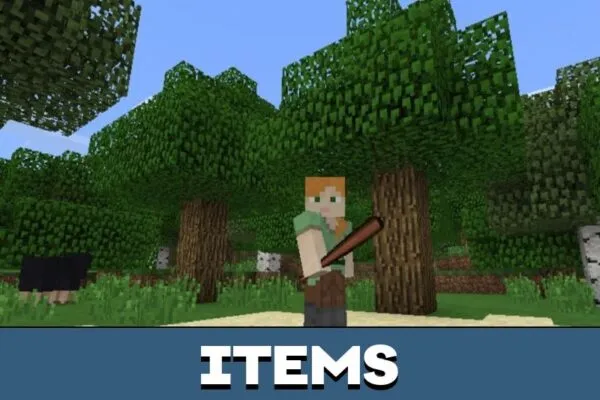 Items from Knife Mod for Minecraft PE