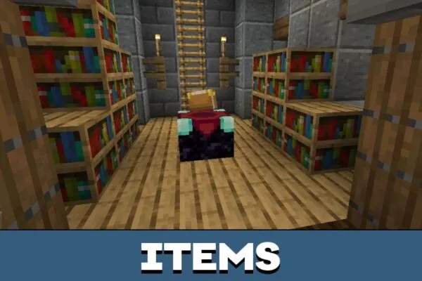 Items from One Block Map for Minecraft PE