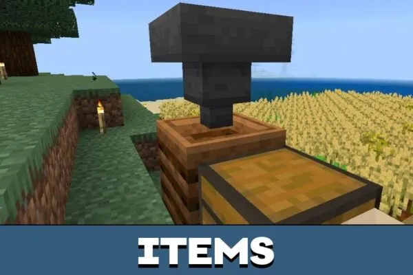 Items from Taiga Map for Minecraft PE