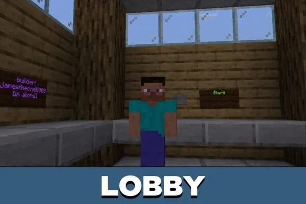 Lobby from Training Map for Minecraft PE