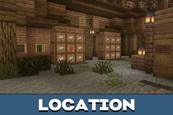 Location from Lucky Blocks Mos for Minecraft PE
