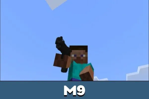 M9 from Firearms Mod for Minecraft PE