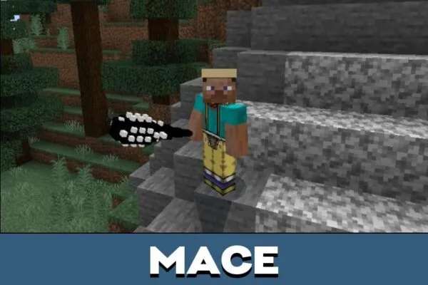 Mace from Anime Weapons Mod for Minecraft PE