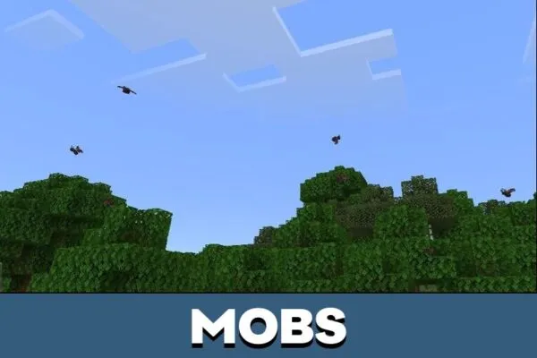 Mobs from Bat Texture for Minecraft PE