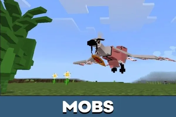 Mobs from Kung Fu Panda Mod for Minecraft PE