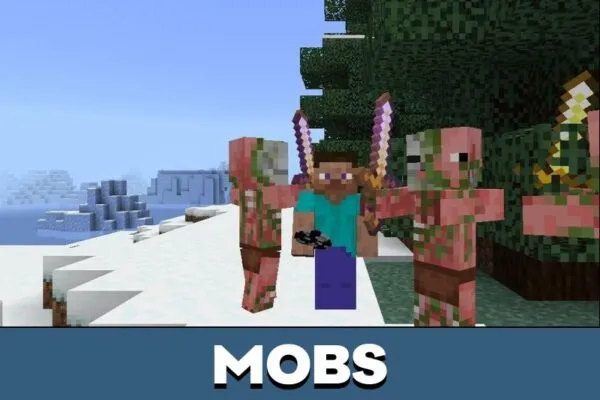 Mobs from Magical Warfare Mod for Minecraft PE