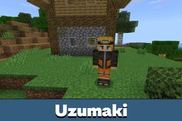 Uzumaki from Naruto Mod for Minecraft PE