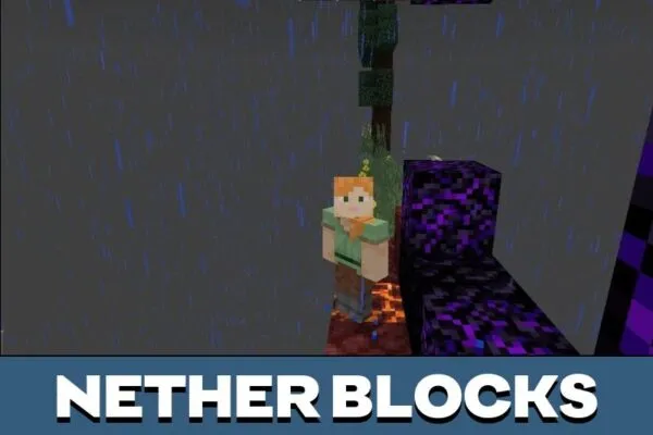 Nether Blocks from 2D Map for Minecraft PE