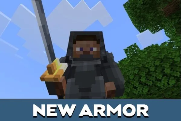 New Armor from Assassin Mod for Minecraft PE