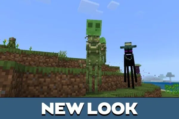 New Look from Endermen Texture for Minecraft PE