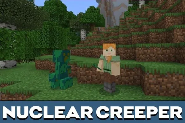 Creeper from Nuclear Mod for Minecraft PE