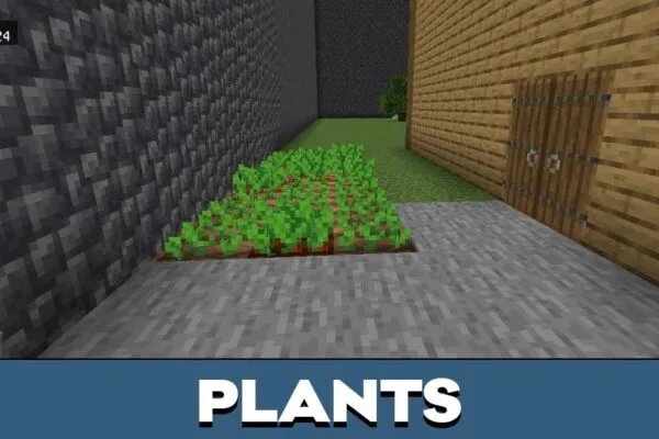 Plants from Grass Danger Map for Minecraft PE