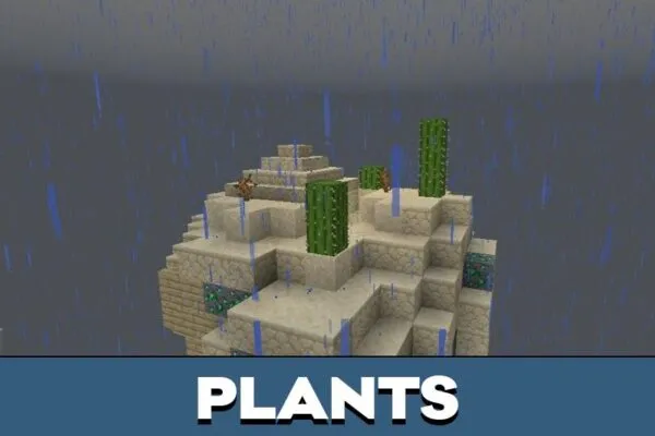 Plants from One Block Map for Minecraft PE