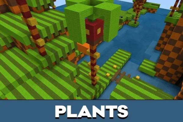 Plants from Sonic Map for Minecraft PE