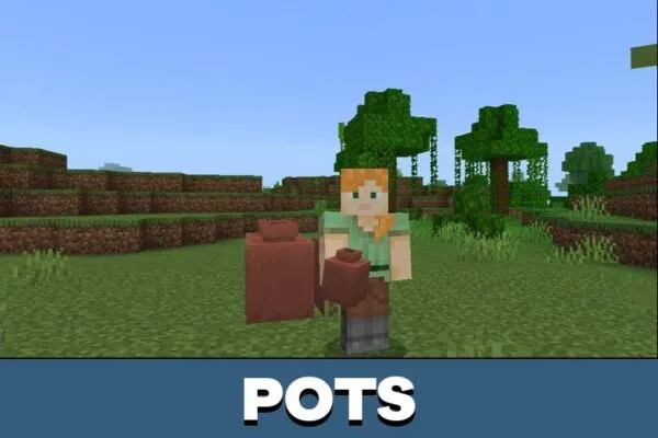 Pots from Archaeology Mod for Minecraft PE