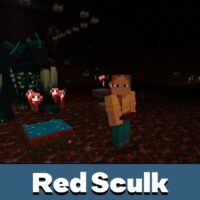 Red Sculk Map for Minecraft PE