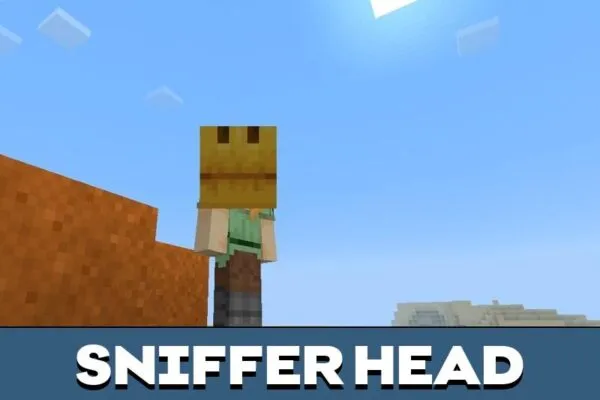 Sniffer from Mob Heads Mod for Minecraft PE