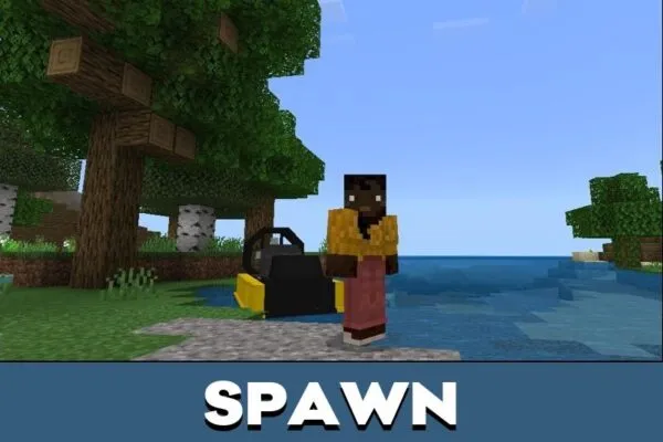 Spawn from Hoverboat Mod for Minecraft PE