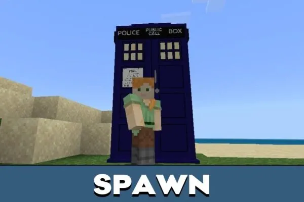 Spawn from Time Machine Mod for Minecraft PE