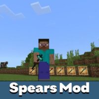 Spears Mod for Minecraft PE