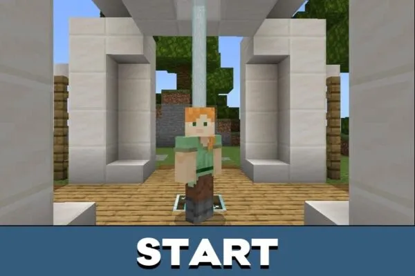 Start from Spiral Parkour Map for Minecraft PE