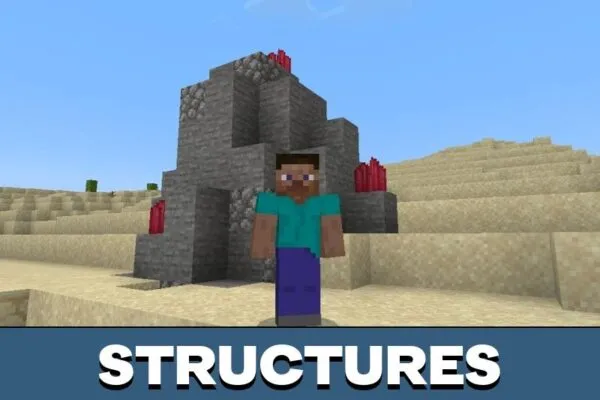 Structures from Adventure Mod for Minecraft PE