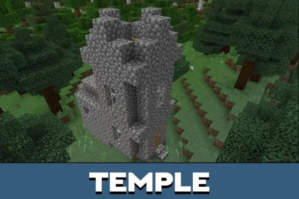 Temple from New Villages Mod for Minecraft PE