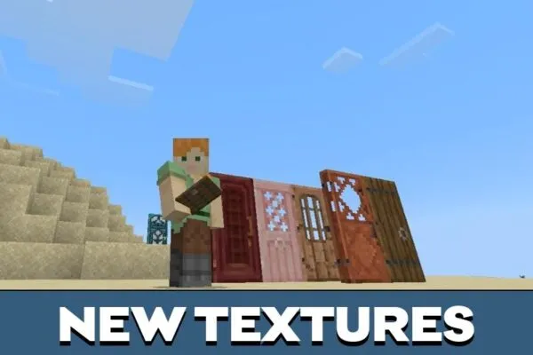 Items from Door Texture Pack for Minecraft PE