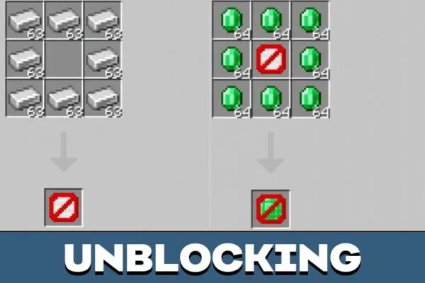 Unblocking from Slot Mod for Minecraft PE