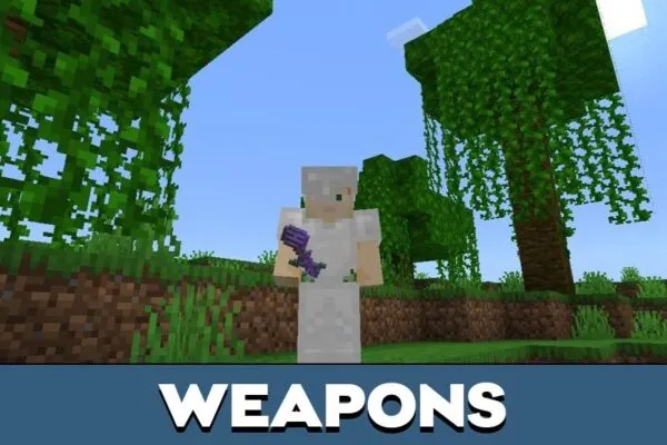 Weapons from New Villages Mod for Minecraft PE