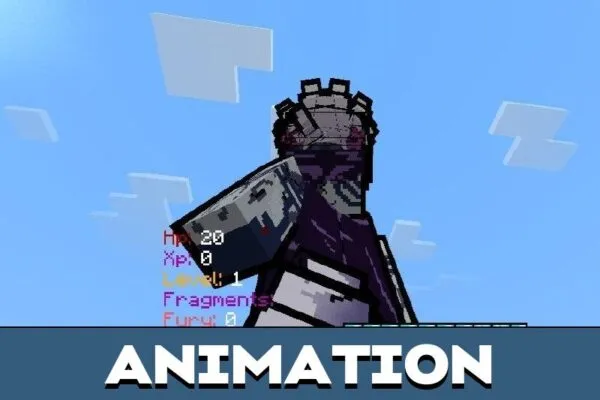 Animation from Ryp Anime Mod for Minecraft PE