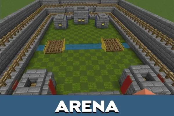 Arena from Clash Royale Map for Minecraft PE