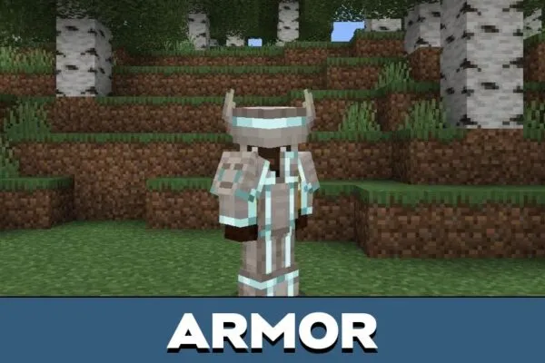 Armor from Quartz Mod for Minecraft PE