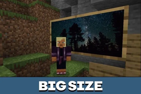 Big Size from Paintings Mod for Minecraft PE